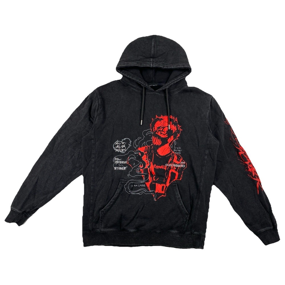Corpse Husband I Am Corpse Hoodie Adult Large Acid Wash Black Youtube